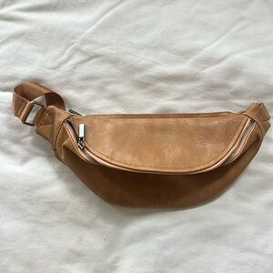 NEW NEVER USED Faux leather sling bag